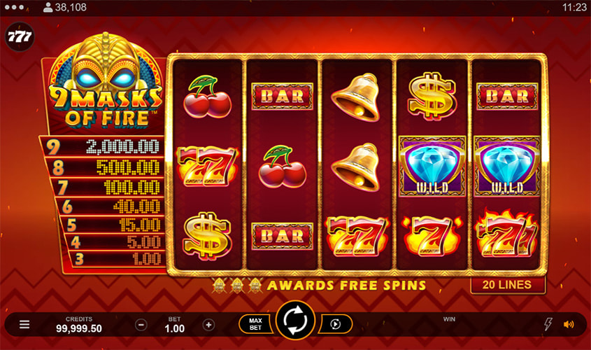 9 Masks of Fire Juega en línea gratis