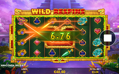 Tragamonedas Anaconda Wild 2 en Celular