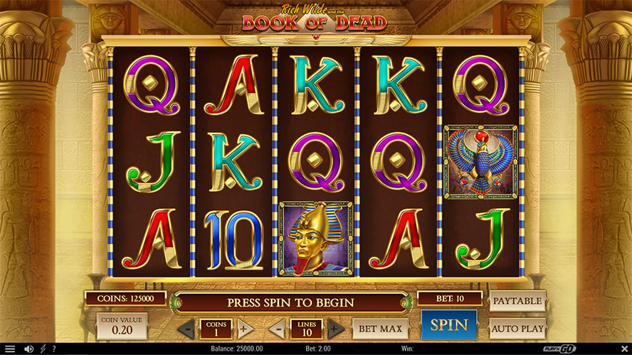 Book of Dead Juega en línea gratis