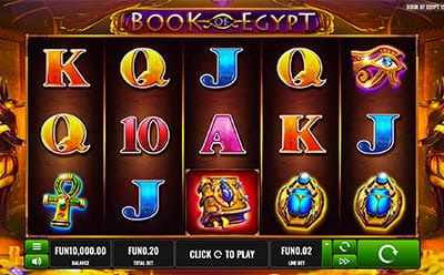 La tragamonedas Book of Egypt en el casino en línea mexicano 1xBet