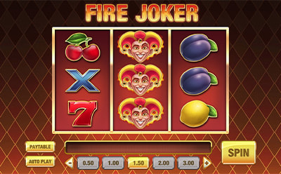 Tragamonedas Fire Joker Rueda de los Multiplicadores