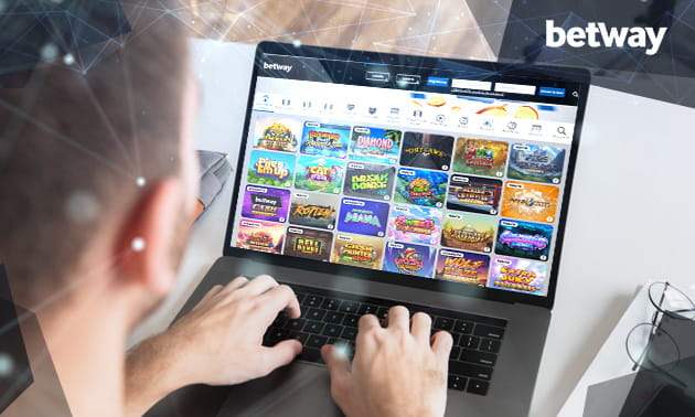 Página principal del casino online de Betway México