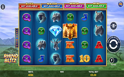 Tragamonedas Rhino Blitz Slot Mobile