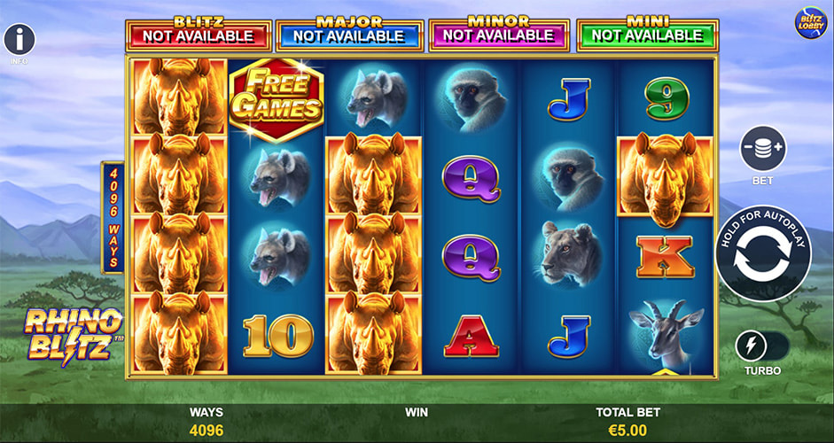 Rhino Blitz Juega en línea gratis