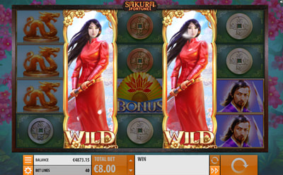 Tragamonedas Sakura Fortune Juego de Bonificación