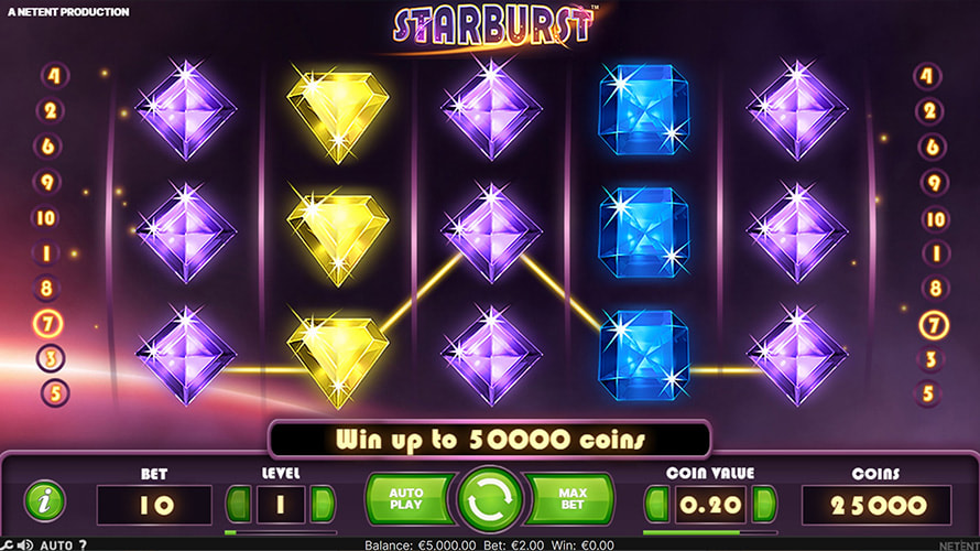 Starburst Juega en línea gratis
